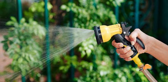 shut off watering device